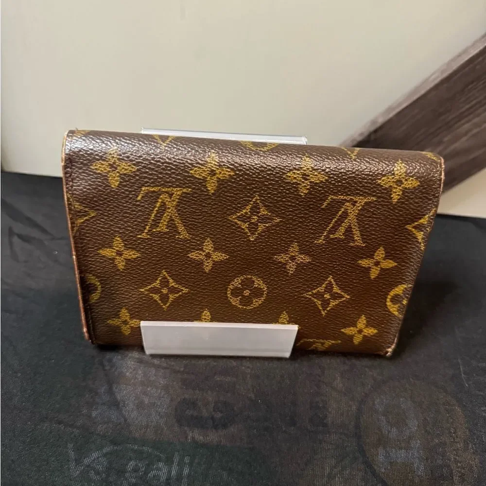 Louis Vuitton Monogram Porte Tresor Etui Papier Wallet M61202 SKS4142